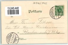 56346 W5422 St. Goarshausen 1897 Lithographie Lorelely Ruine Katz Verlag Ottmar Zieher-München