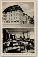 94315 W8440 Straubing - Cafe-Gasthaus und Fremdenheim National Speisesaal