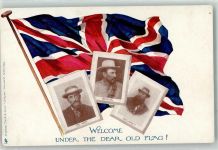 De Wet Botha und Delarey unter dem Unionjack Zweiter Burenkrieg Raphael Tuck & Sons Empire Series 859 Buren