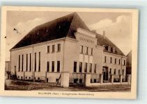 66763 W6638 Dillingen , Saar Foto AK Ev. Gemeindehaus