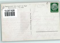 W2190 Cuxhaven Gastwirtschaft Zur Linde Schwarz-Weiß-Rot