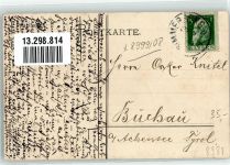 87496 W8961 Simmerberg , Allgäu 1911 Gebrauchsspuren