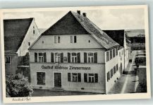 92242 W8452 Hirschau , Oberpf - Gasthaus Andreas Zimmermann Metzgerei