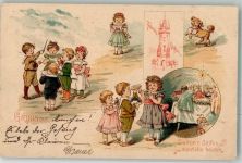 Daltons Seifen Lithographie Kinder Werbung Kosmetik 1902 Gebrauchsspuren