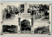49143 W4516 Schledehausen , Kr Osnabrück 1909 - Sanatorium Schledehausen Villa Waldheim Doktorhaus neues Doktorhaus