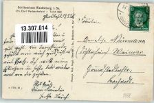 08396 O9611 Waldenburg , Sachs Foto AK Gasthaus Schützenhaus Festsaal Festtafel