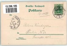 10115 O1180 Grünau 1902 Lithographie Wendenschloss Sportdenkmal