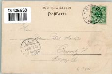 08309 O9401 Blauenthal , Stadt Eibenstock 1898 - Gasthof zur Forelle AK