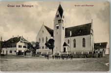 72760 W7410 Betzingen - Kirche Pfarrhaus