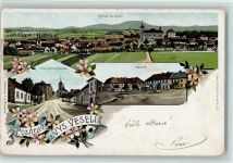 Vysoke Myto Hohenmauth 1904 Lithographie Gruss aus - Marktplatz, Straße, gute Erhaltung AK
