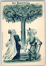 Karikatur Der Boerenkrieg Verlag Carl Otto Haydt Nr. 6062 Buren 1900 Lithographie