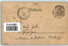 78549 W7208 Spaichingen 1902 Gebrauchsspuren Kirche in Hofen Kath. Stadtpfarrkirche Städt. Schulhaus Lithographie