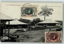 Conakry Konakry - Type de Factorerie dans la Brousse Ort lt. Stempel