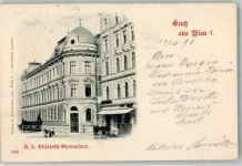 1050 Wien 5. Bezirk, Margareten 1898 - K.K. Elisabeth-Gymnasium