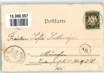 Kreuth Bad 1896 Lithographie