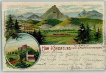 Orschwiller Orschweiler Hoh Königsburg Eisenbahn D.R.G.M. 88690 HGL, Verlag Meteor Lithographie