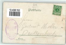 35510 W6308 Butzbach Künstlerkarte Gewerbe Ausstellung 1898