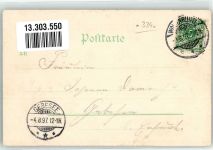 38300 W3340 Wolfenbüttel , Niedersachs 1897 Gebrauchsspuren Gasthaus Antoinettenruh Lithographie
