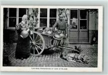Serie - Laitiere Flamande - gute Erhaltung AK Hundekarren