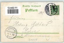 31275 W3160 Lehrte b Hannover 1898 Lithographie Schule Bahnhof Luther Kirche Bahnhof Kriegerdenkmal