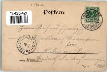 04639 O7422 Gößnitz , Thür 1899 - Bahnhof Markt Gasthaus Zum Gambrinus