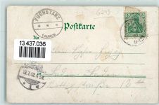 61462 W6240 Falkenstein , Taunus Gebrauchsspuren Frankfurter Hof Fahrrad Lithographie