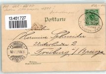 07973 O6600 Greiz 1897 Lithographie Oberes Schloss Unteres Schloss Schule Goltzschthalbrücke Parksee Bahnpost Gera - Weischlitz Zug 376