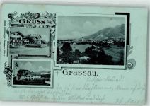 83224 W8217 Grassau , Chiemgau 1899 - Kirche