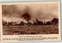 25946 W2278 Norddorf , Amrum - Brand Feuer 17. August 1925 Spendenkarte