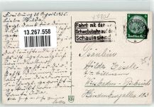 Schwarzwaldbilder: am Sonntag Trachten Schwarzwald 1935 Gebrauchsspuren