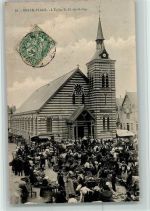 62600 Berck - Eglise Kirche Markt Bauernmarkt