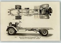 W3500 Kassel , Hess Henschel & Sohn Spezial Fahrgestell Type 4 Lkw 1937 Foto AK