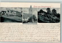 87634 W8953 Obergünzburg 1901 - Oberer Markt Marktplatz Lourdesgrotte