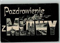 Mlawa Mielau 1915 Gebrauchsspuren Rathaus Dreifaltigkeitskirche