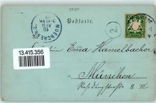 92637 W8480 Weiden , Oberpf 1898 Mondschein Maxstraße