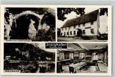 72514 W7483 Inzigkofen - Teufelsbrücke in den fürstl. Anlagen Gasthaus Zum Kreuz Bes Stefan Henselmann