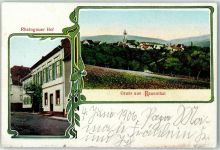 65343 W6228 Rauenthal , Rheingau 1906 - Rheingauer Hof