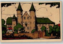 97816 W8770 Lohr a. Main Künstlersteindruck altes Schloss