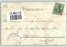 77770 W7601 Durbach 1907 Lithographie / Mondschein Gasthaus zum Ritter Schloss Staufenberg