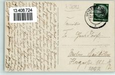 25436 W2082 Uetersen 1938 - Gr. Sand , Cafe Ladewig AK