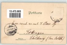 37627 W3457 Stadtoldendorf Lithographie Gruss 25 Eichen Homburg Hoopthal Fabrik Blumen Gruss