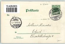 99974 O5700 Mühlhausen , Thür 1895 Lithographie Obermarktskirche Papperode Weisses Haus Untermarktskirche