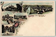 65582 W6252 Diez - Schaumburg Brücke Schloss Oranienstein