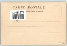 sign. Orens Denizard karikatur Brest Cherbourg Havre Calais Dunkerque Russie Motiv Frankreich Künstlerkarte