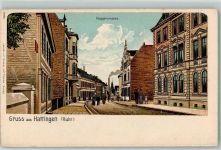 45525 W4320 Hattingen , Ruhr Lithographie Heggerstraße
