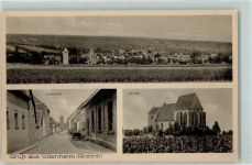 55288 W6501 Udenheim , Rheinhess - Ludwigstraße Kirche