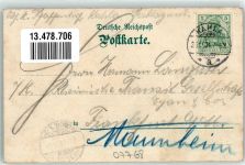 07768 O6906 Kahla , Thür 1904 Lithographie Leuchtenburg