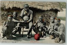 Durban 1910 Foto AK Tracht Ort lt. Stempel