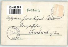 83317 W8221 Teisendorf 1901 Lithographie