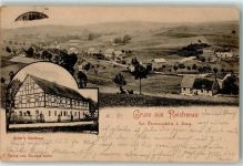 01762 O8231 Reichenau b Dippoldiswalde 1899 - Gasthaus Zeiler